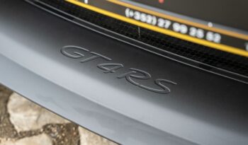 Porsche 718 Cayman GT4 RS Pack Weissach full