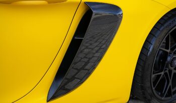 Porsche 718 Cayman GT4 RS Pack Weissach full