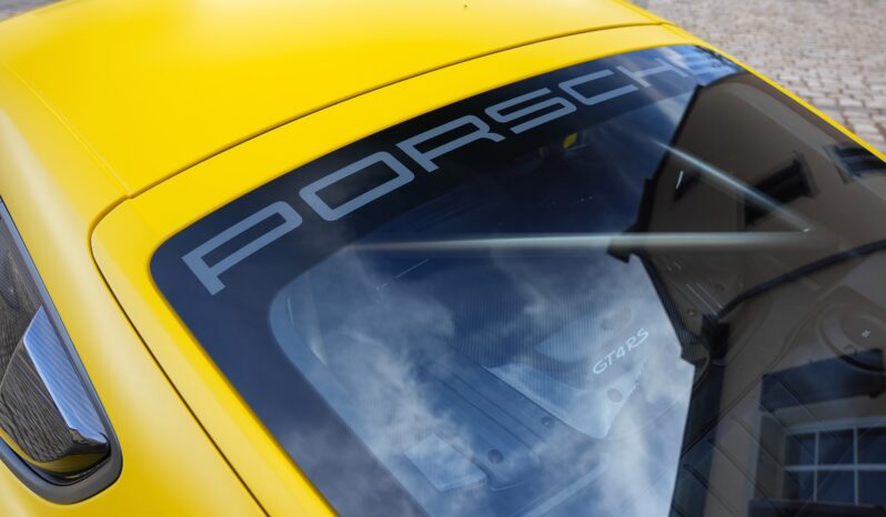Porsche 718 Cayman GT4 RS Pack Weissach full