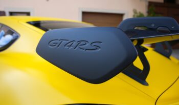 Porsche 718 Cayman GT4 RS Pack Weissach full