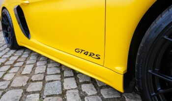 Porsche 718 Cayman GT4 RS Pack Weissach full