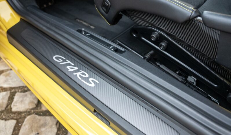 Porsche 718 Cayman GT4 RS Pack Weissach full