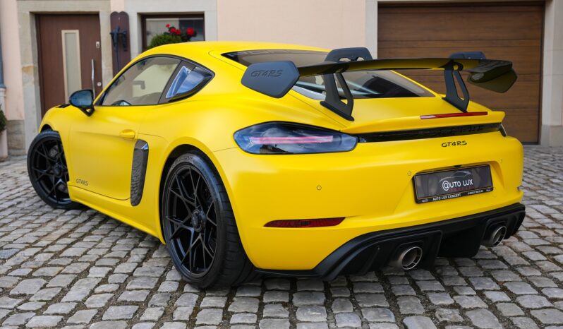 Porsche 718 Cayman GT4 RS Pack Weissach full
