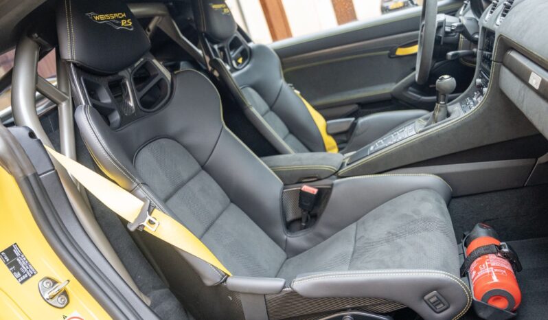 Porsche 718 Cayman GT4 RS Pack Weissach full