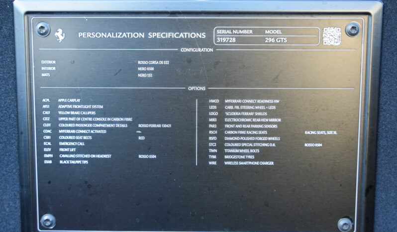 Ferrari 296 GTS full