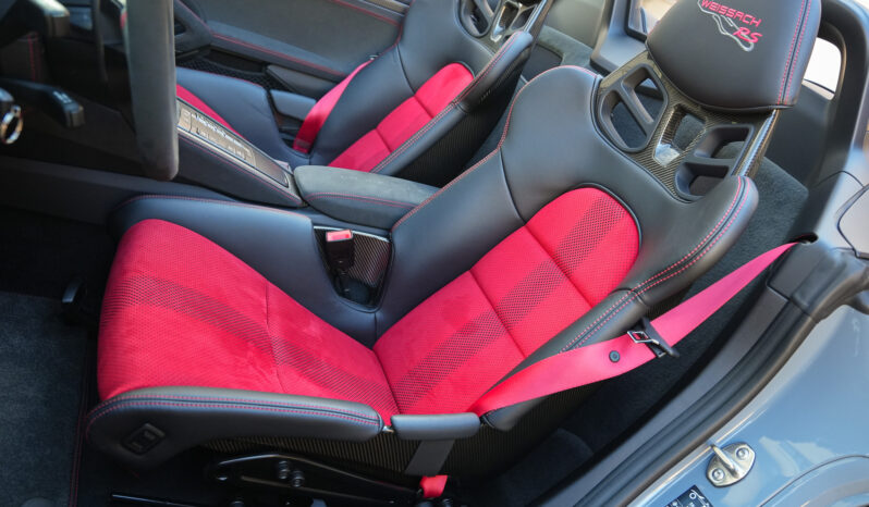 Porsche 718 Spyder RS Pack Weissach full