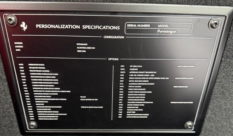 Ferrari Purosangue MY2026 full